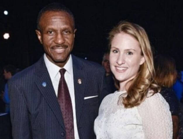 Brenda Casey with her husband Dwane Casey.